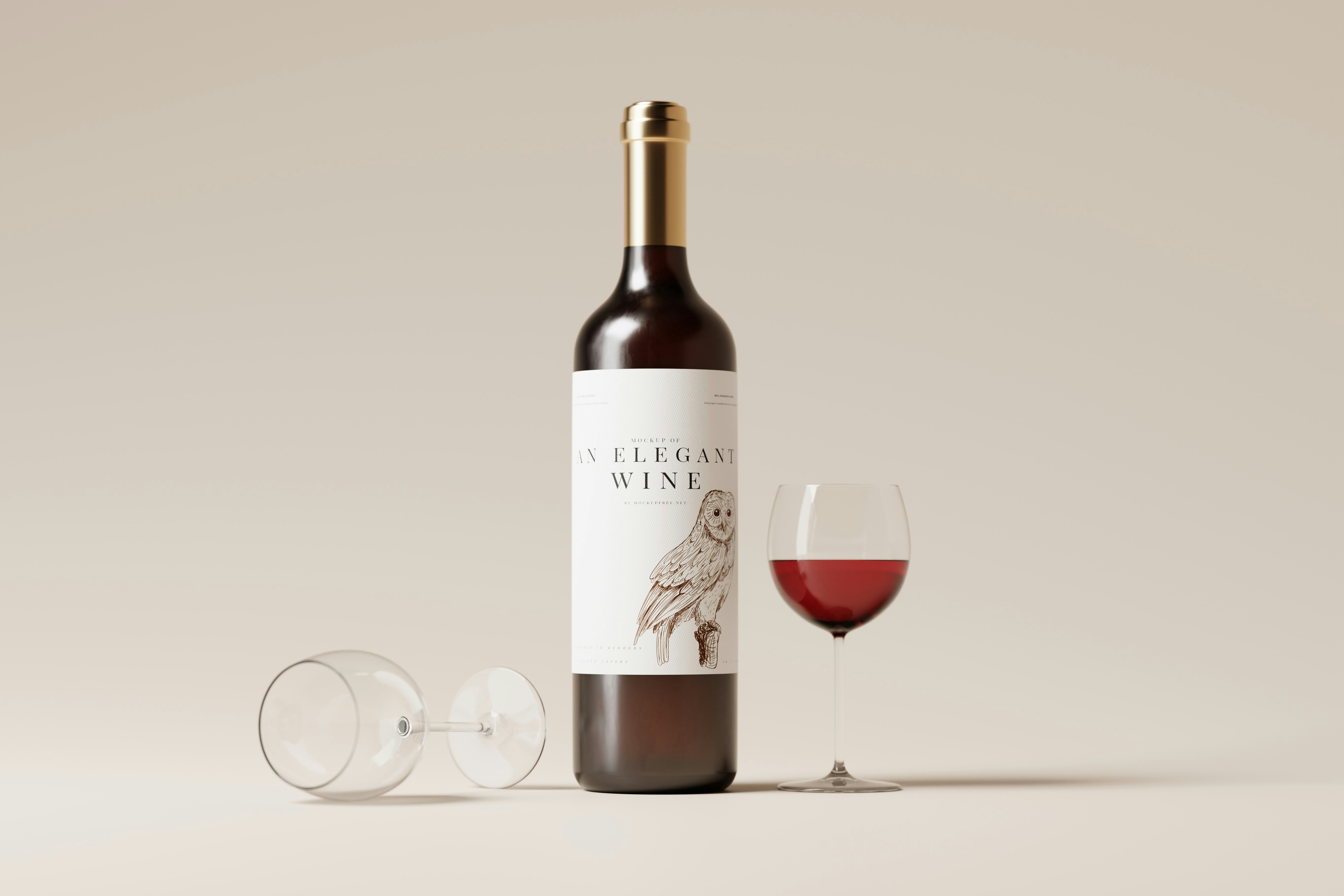 Luxury wine tasting with crystal glasses and elegant setting